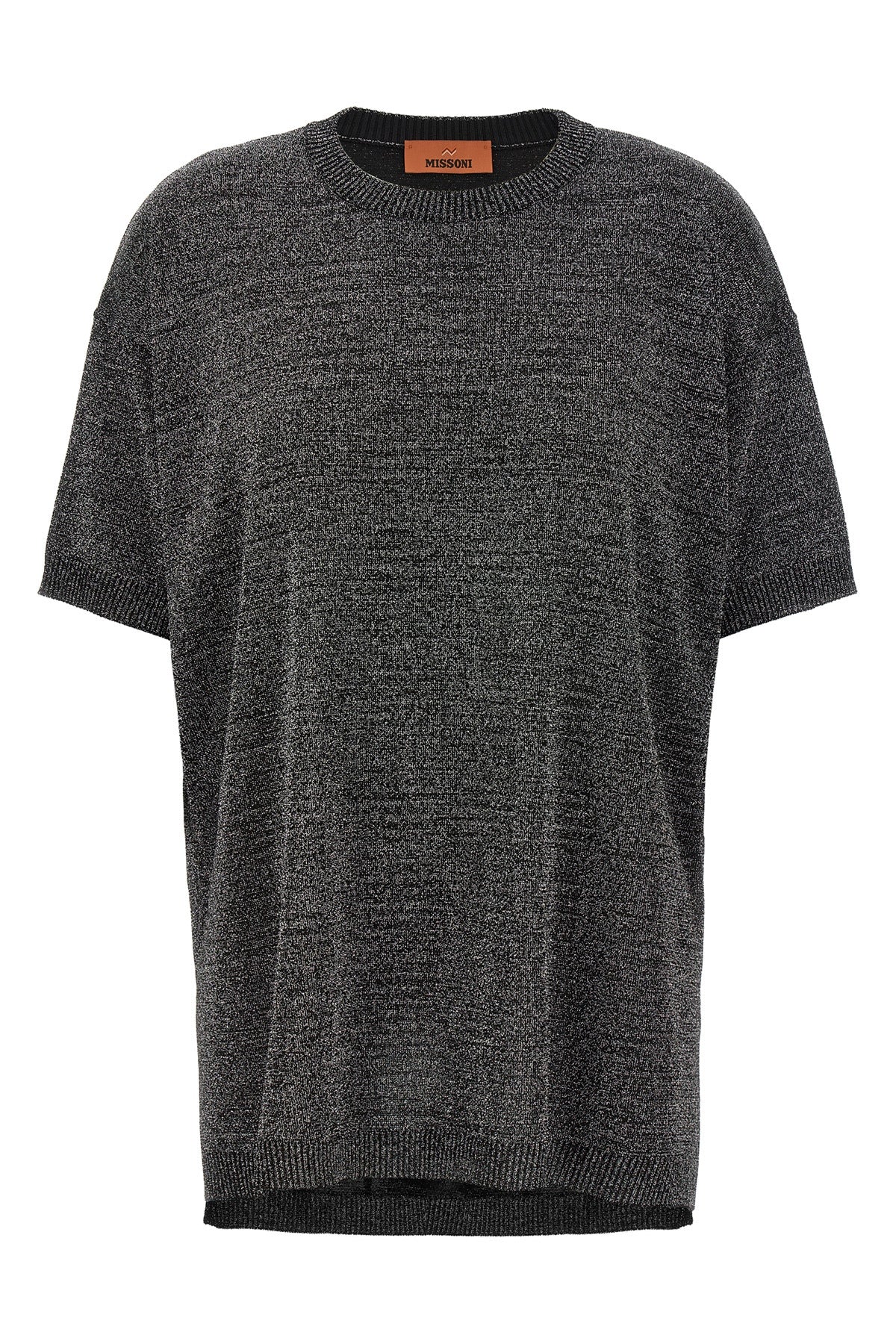 lurex knit t-shirt