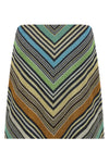 mini skirt in viscose woven