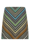 mini skirt in viscose woven