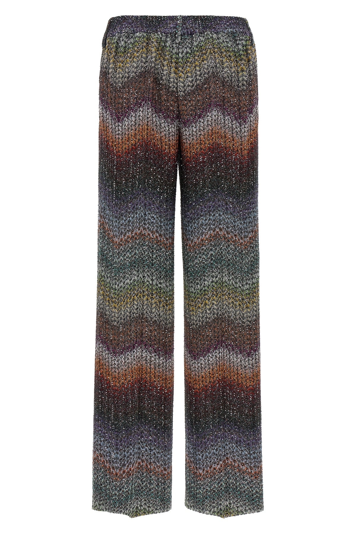 caperdoni loom sequined viscose lamé pants