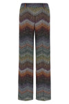 caperdoni loom sequined viscose lamé pants