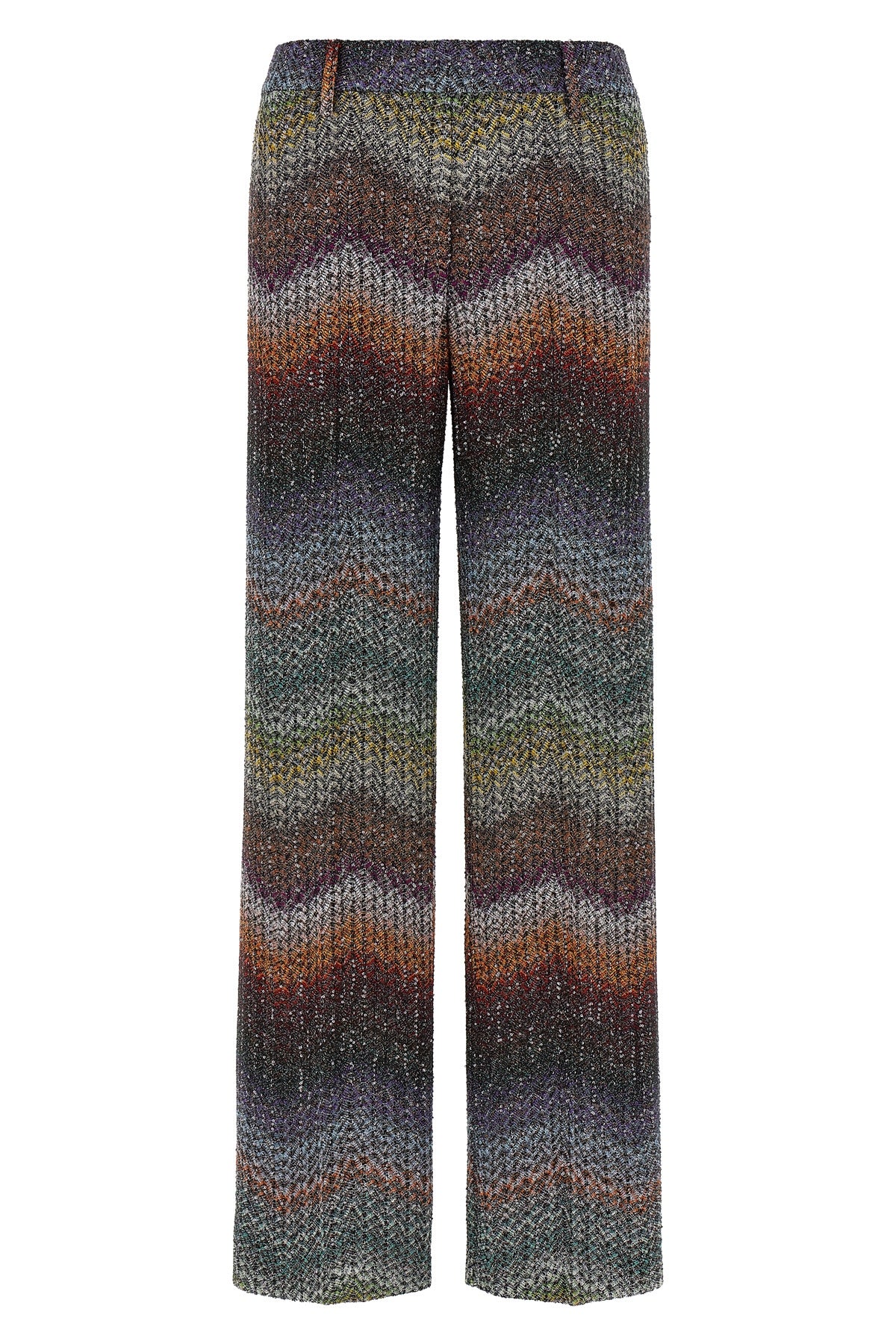 caperdoni loom sequined viscose lamé pants
