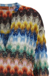 lamé knit blouse