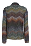 caperdoni viscose lamé shirt