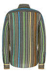 patterned viscose lamé shirts