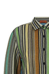 patterned viscose lamé shirts