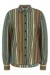 patterned viscose lamé shirts