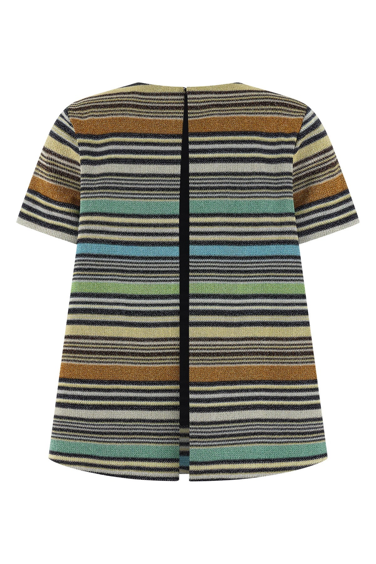 striped viscose patterned t-shirt woven
