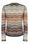 chevron lamé viscose cardigan