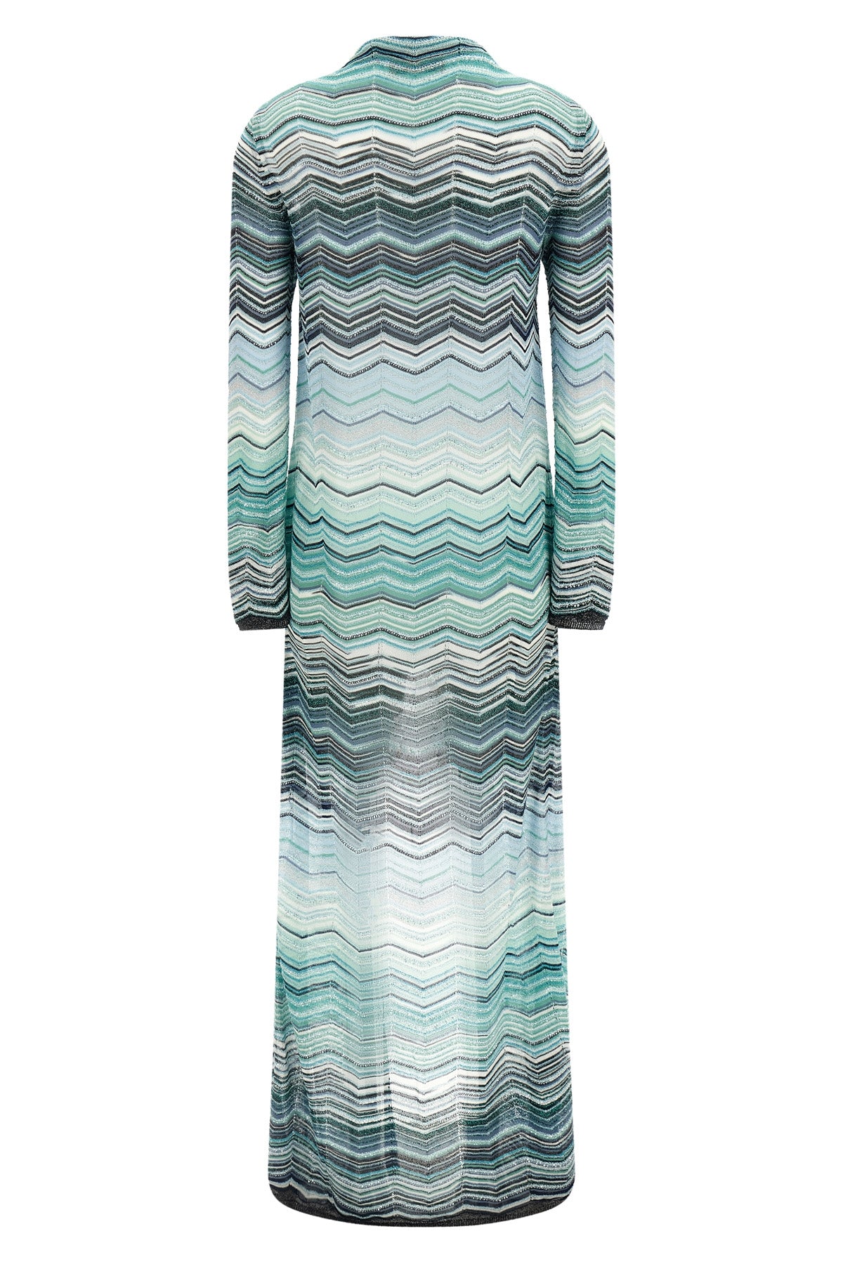 the missoni long cardigan defines a sophisticated aesthetic through a fluid and