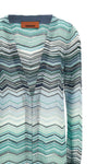 the missoni long cardigan defines a sophisticated aesthetic through a fluid and