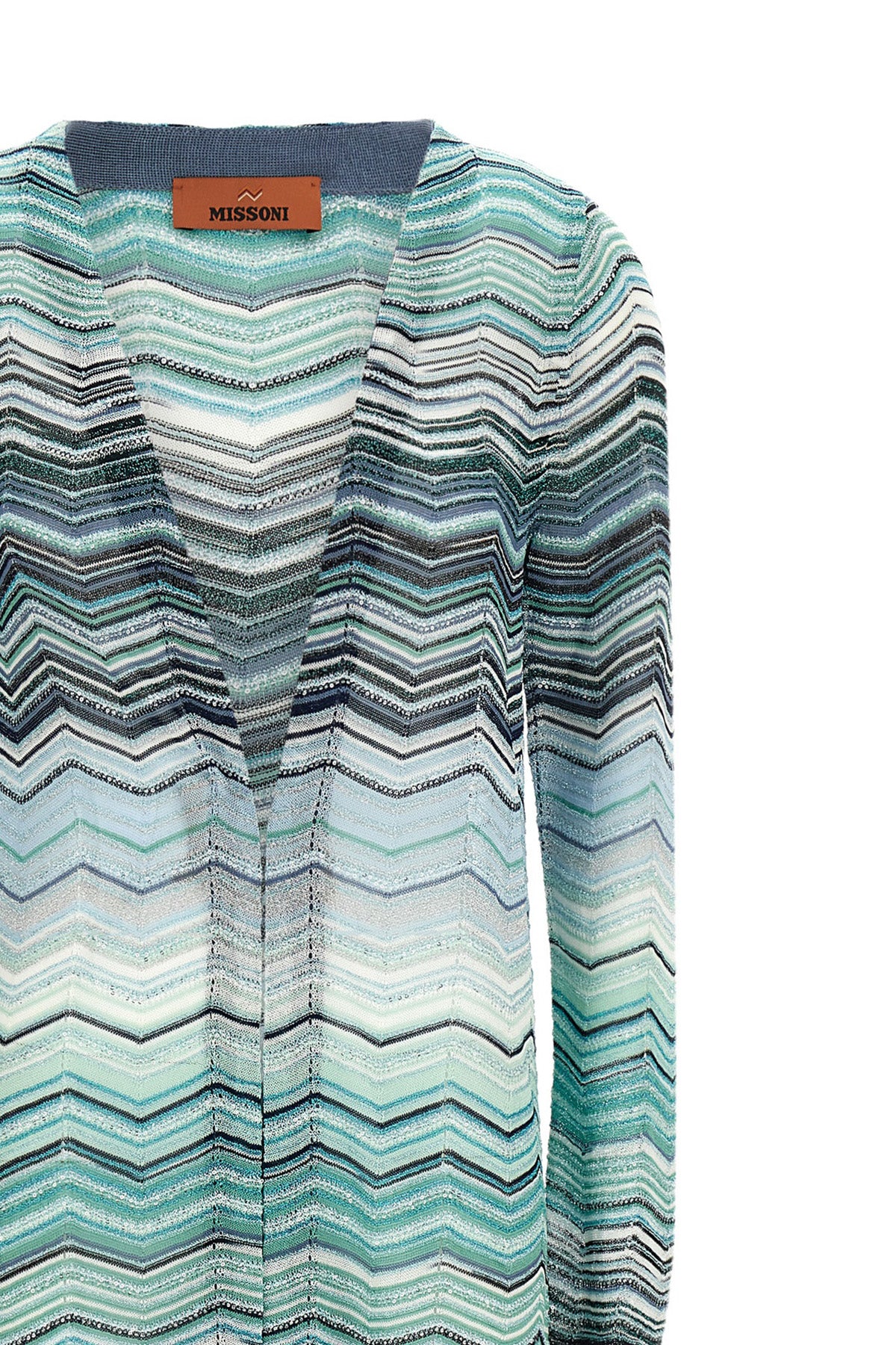 the missoni long cardigan defines a sophisticated aesthetic through a fluid and
