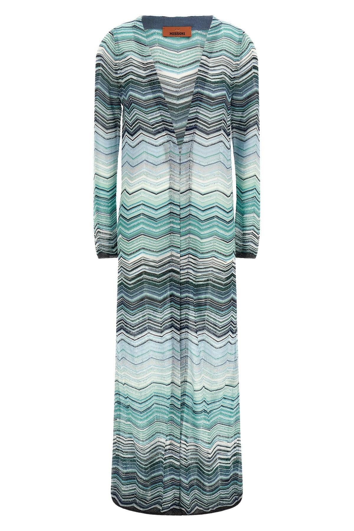 the missoni long cardigan defines a sophisticated aesthetic through a fluid and