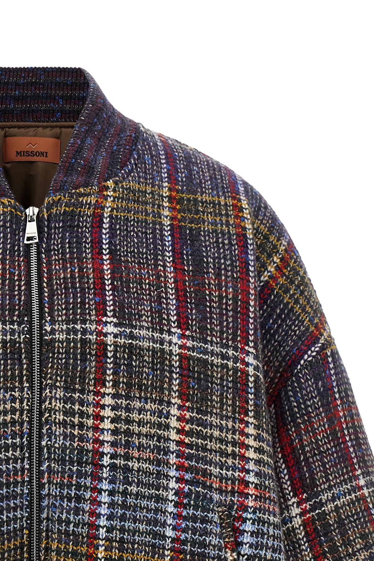 the missoni bomber jacket sets new standards of tactile luxury through a complex