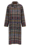 the missoni coat is distinguished by a sartorial construction defined by oversiz