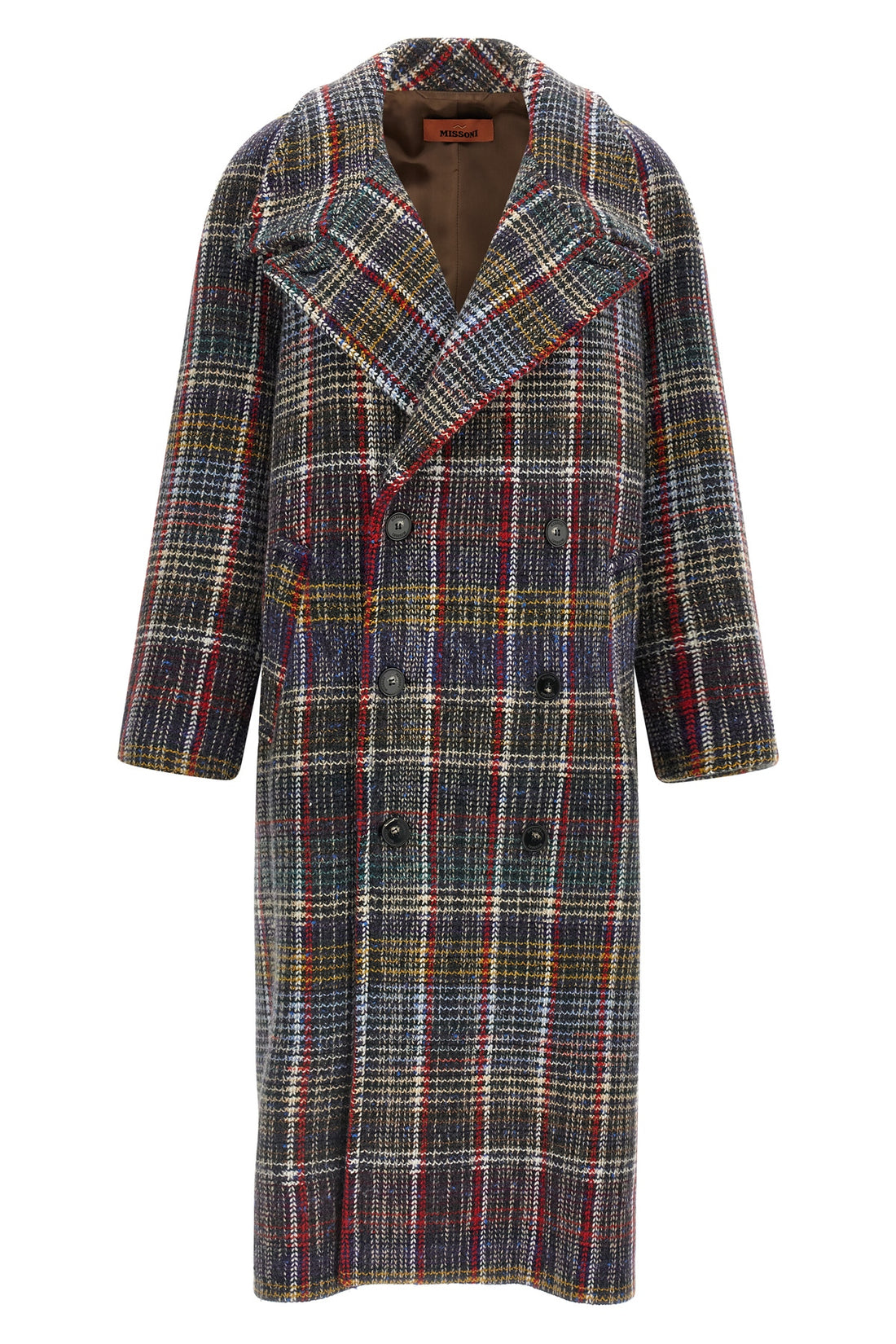 MISSONI S the missoni coat is distinguished by a sartorial construction defined by oversiz