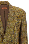 the missoni blazer stands out for a double-breasted sartorial construction defin