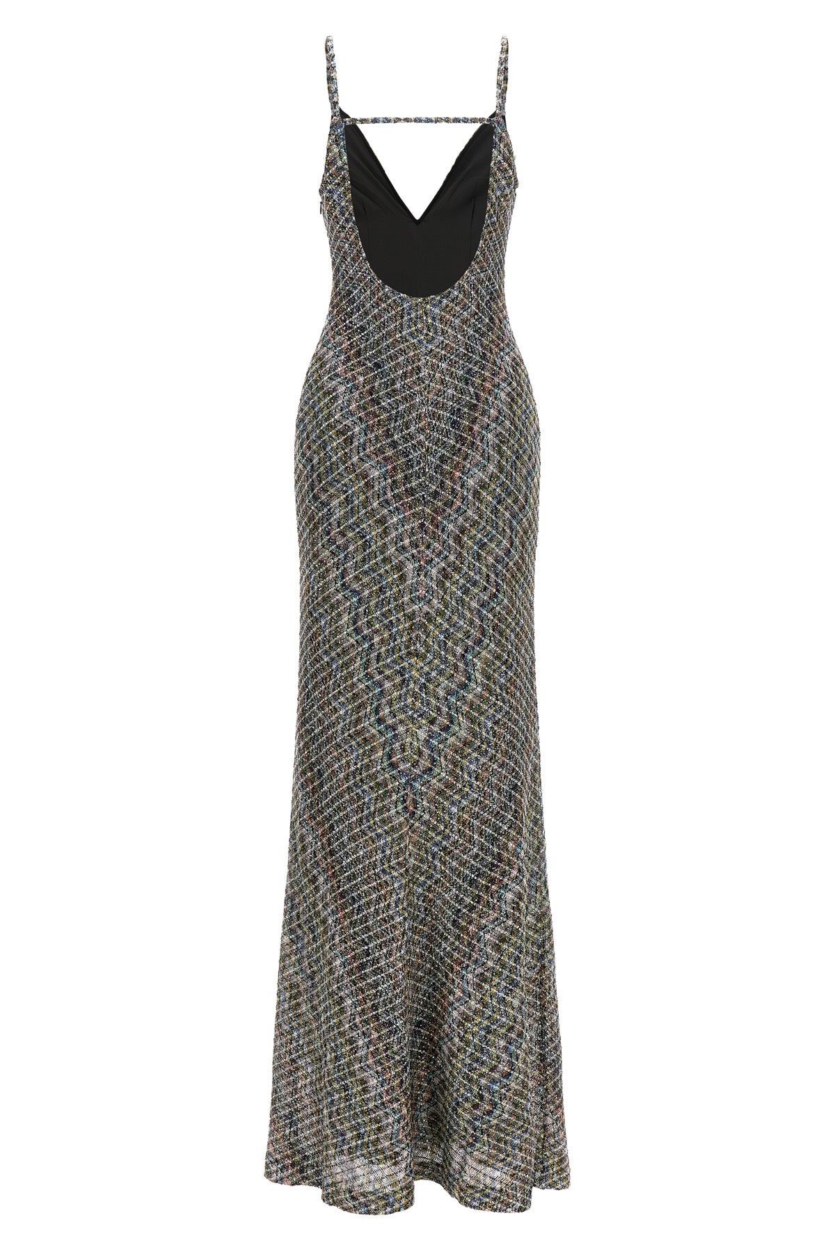 missonis long dress exemplifies the brands craftsmanship through a sophisticat