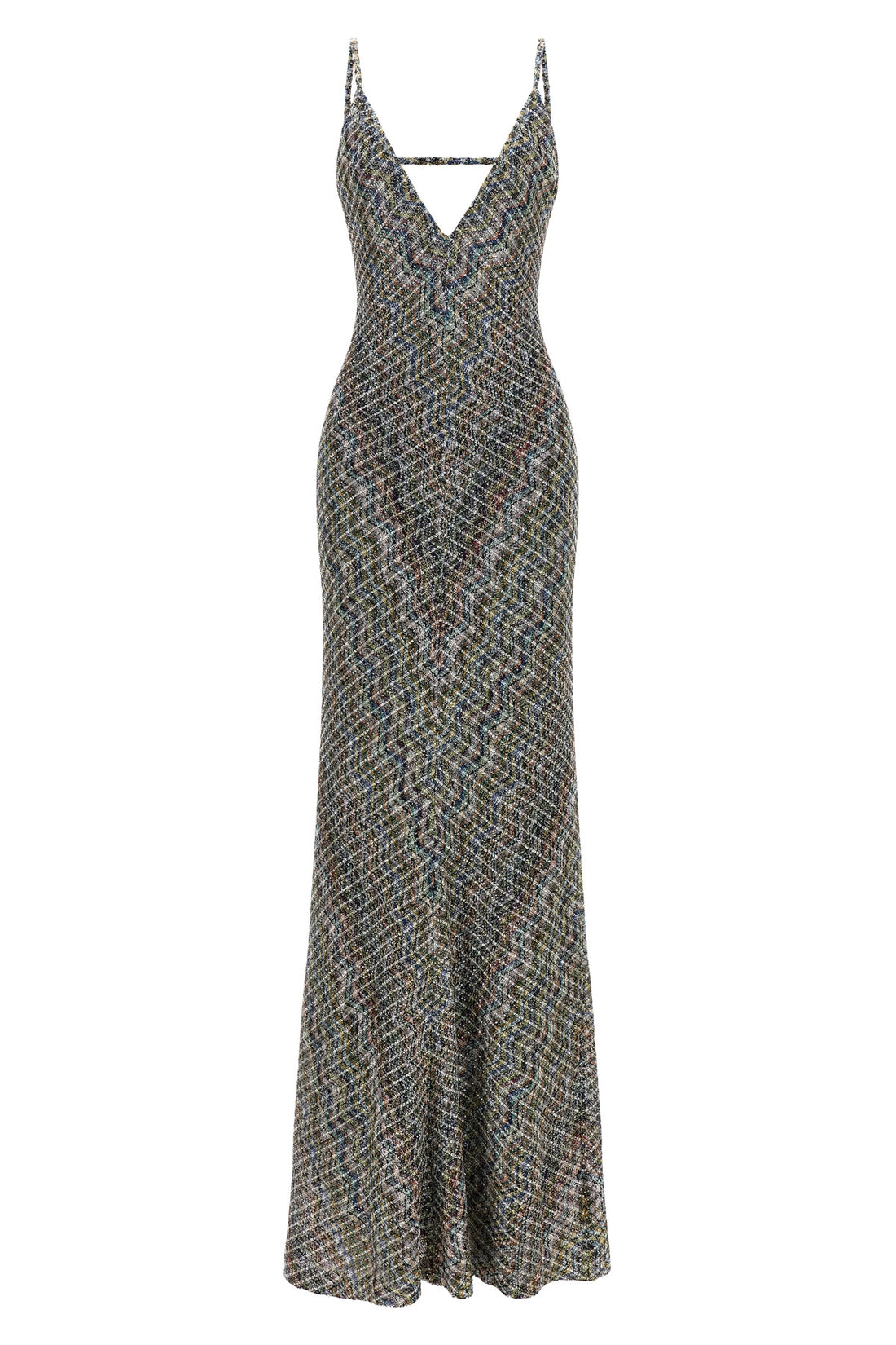 MISSONI 42 missonis long dress exemplifies the brands craftsmanship through a sophisticat