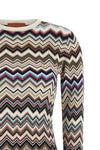 the missoni midi dress defines the silhouette through impeccable workmanship