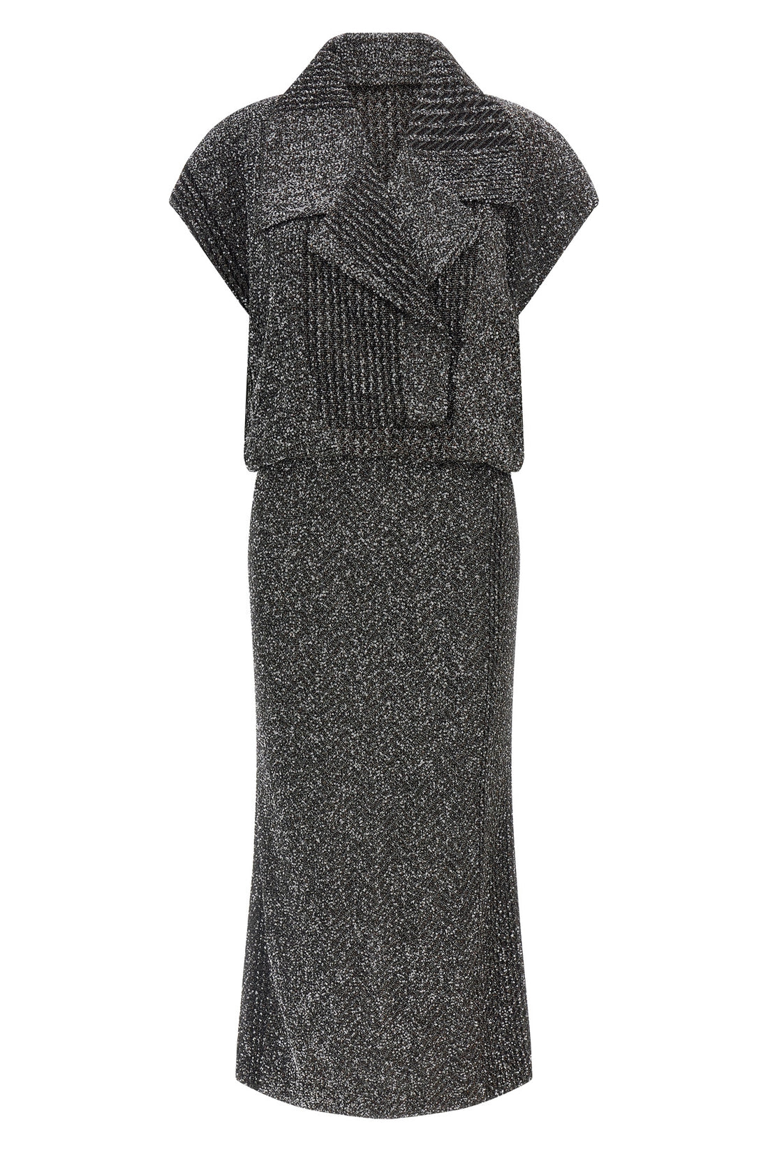 MISSONI 46 the missoni midi dress is distinguished by a sophisticated material workmanship