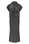 the missoni midi dress is distinguished by a sophisticated material workmanship