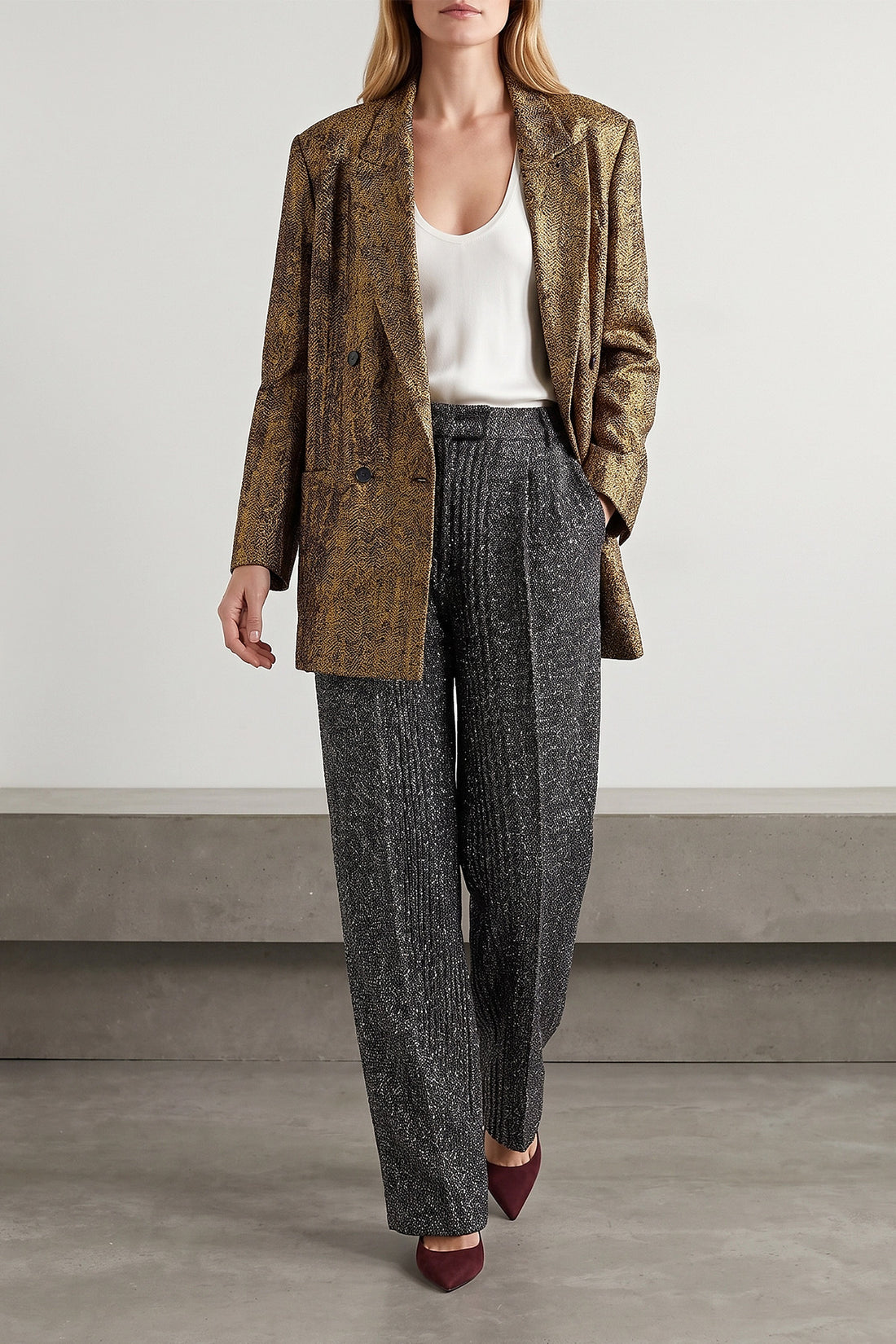 MISSONI 40 the missoni trousers define a new concept of tailoring through the iconic caperd