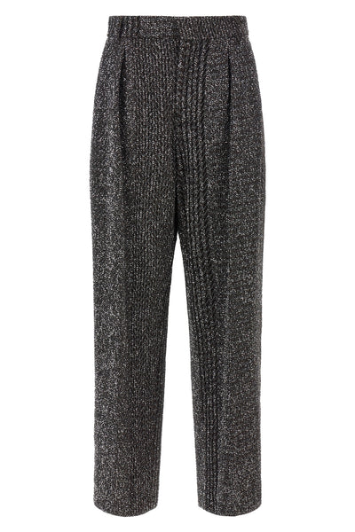 the missoni trousers define a new concept of tailoring through the iconic caperd