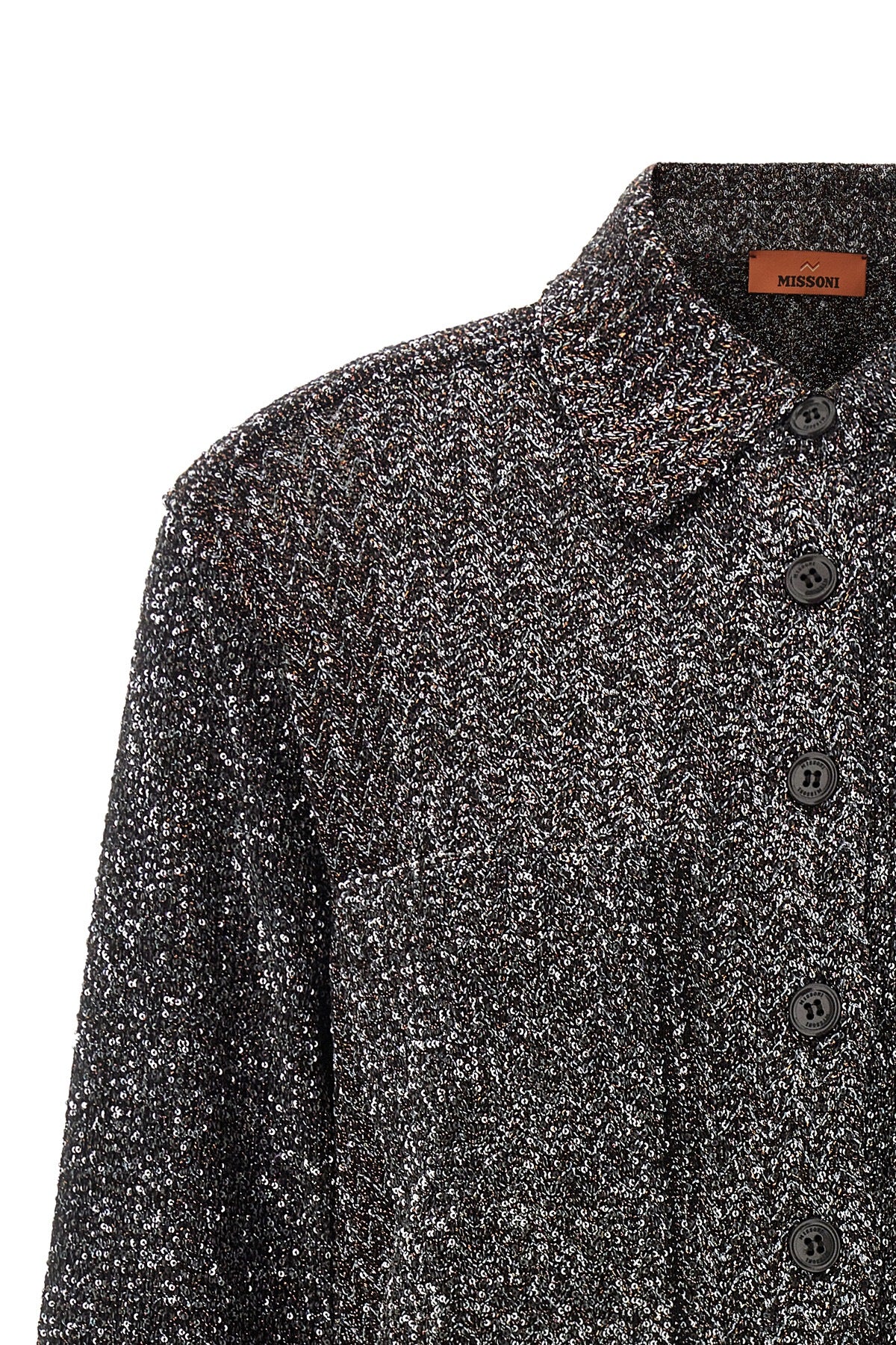 the missoni shirt defines a new concept of sartorial elegance through a straight
