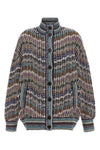 the missoni cardigan redefines knitwear codes through enveloping volumes and a r