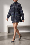 the missoni cardigan redefines knitwear volumes through an oversized silhouette