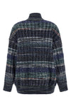 the missoni cardigan redefines knitwear volumes through an oversized silhouette
