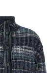 the missoni cardigan redefines knitwear volumes through an oversized silhouette