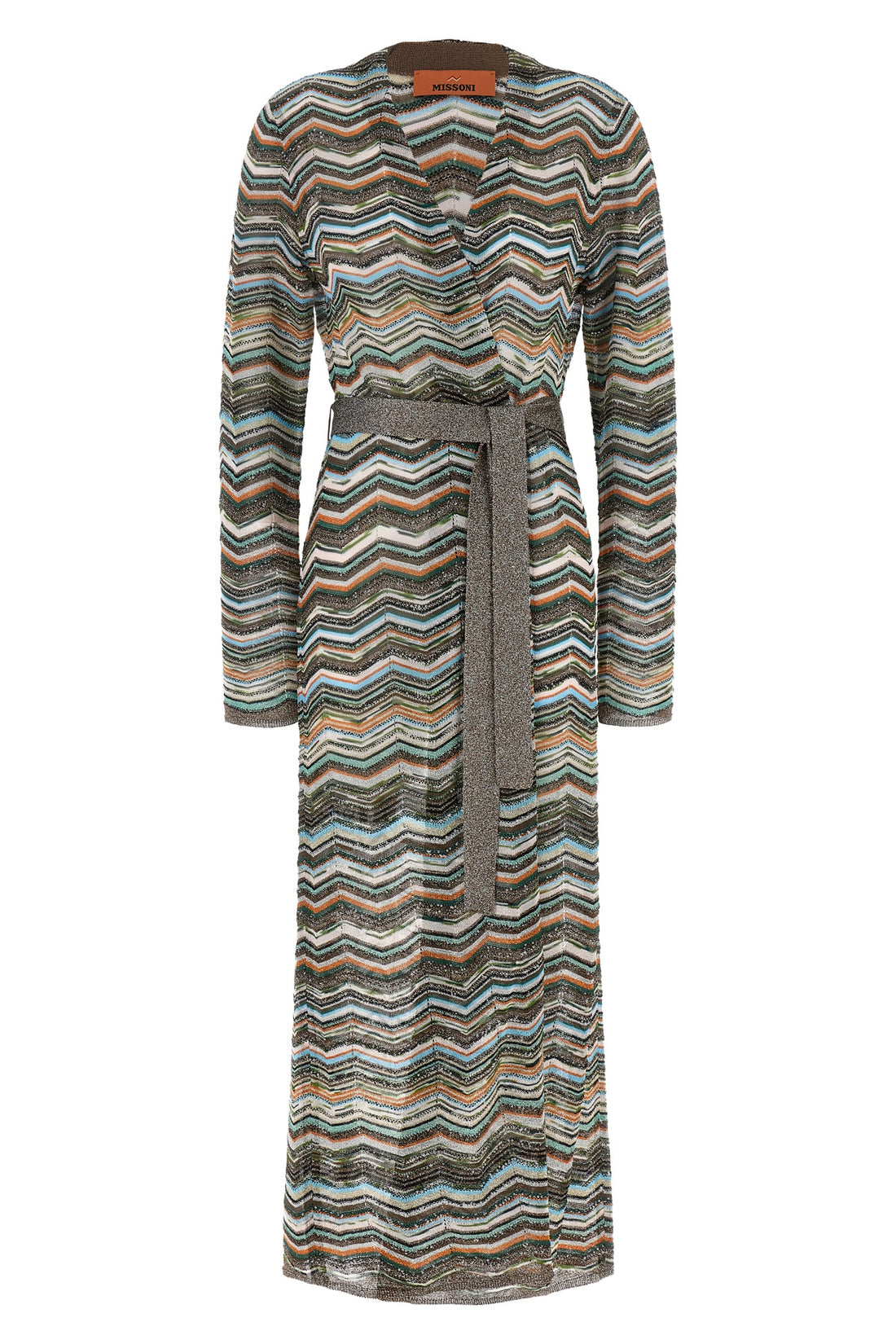 MISSONI 46 the long cardigan by missoni defines the aesthetics of the brand through the ico