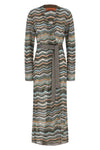 the long cardigan by missoni defines the aesthetics of the brand through the ico