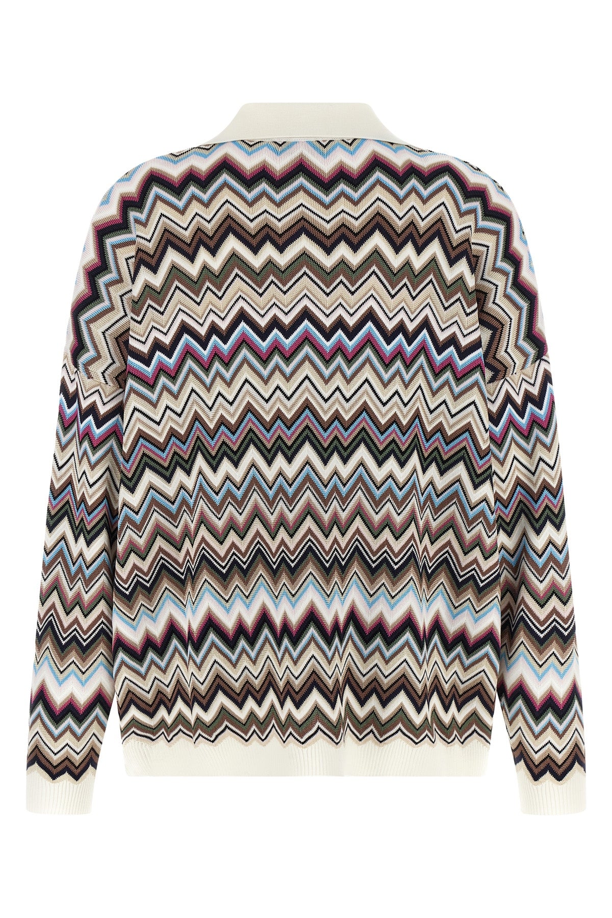 the missoni polo shirt redefines knitwear codes through relaxed volumes and impe