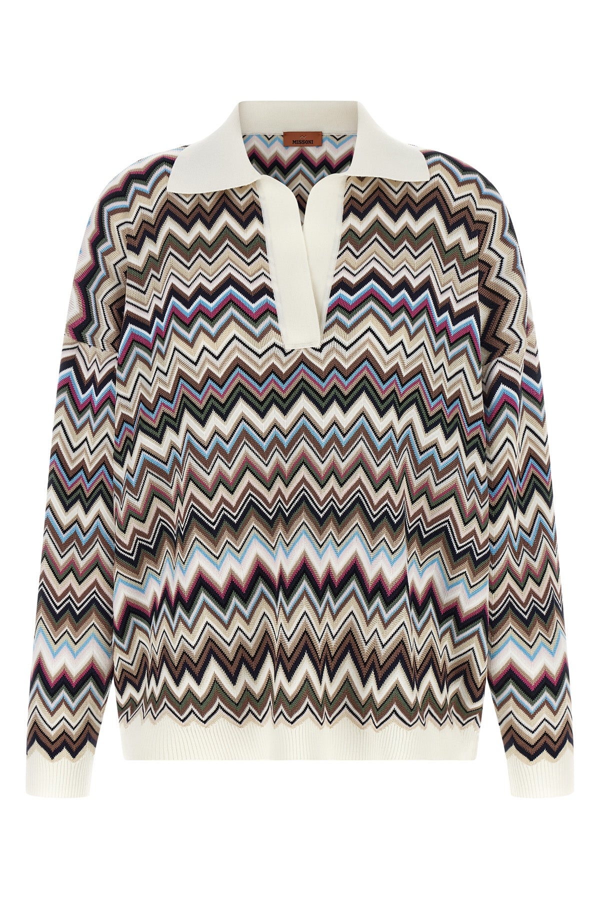 the missoni polo shirt redefines knitwear codes through relaxed volumes and impe