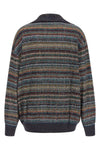 the missoni long-sleeved polo shirt redefines the concept of knitwear through a