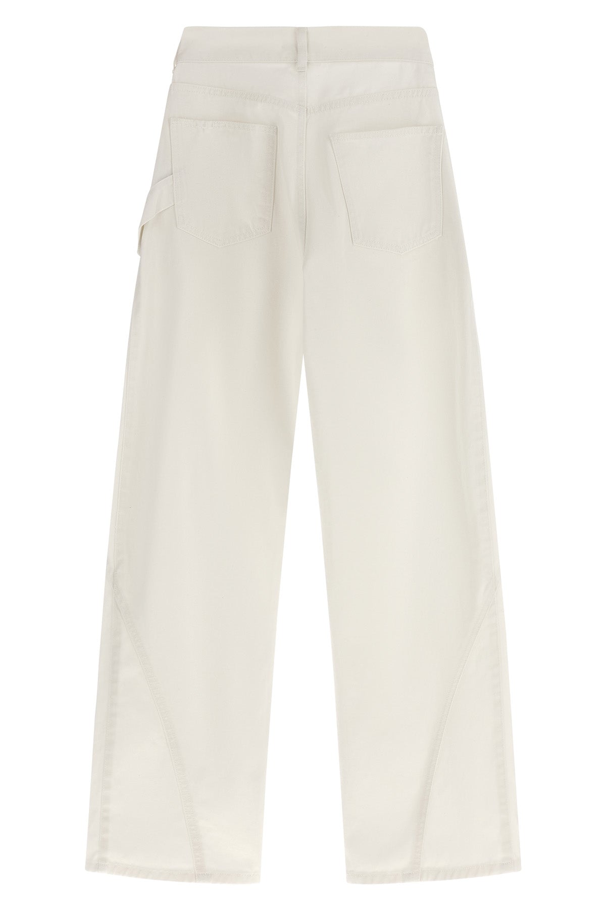 twisted workwear cotton denim jeans