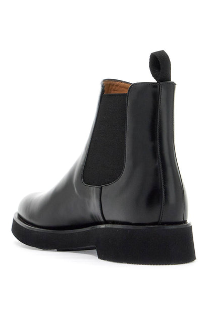 monmouth chelsea leather brushed ankle boots