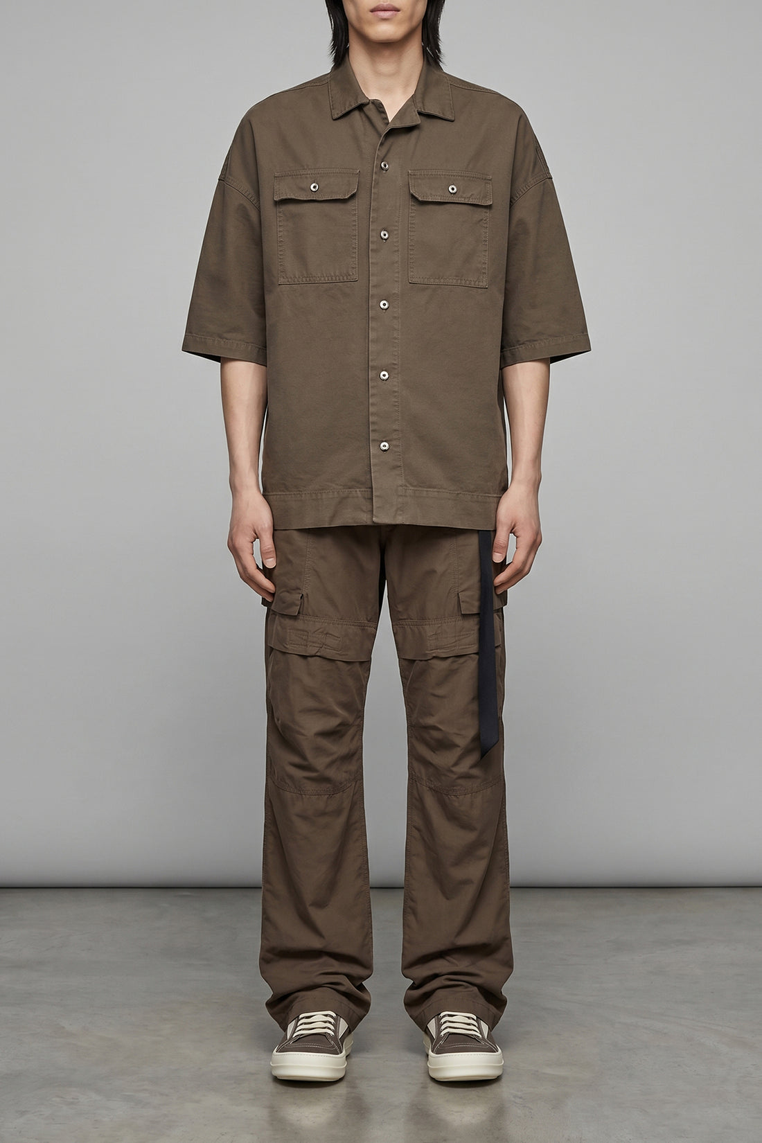 DRKSHDW L magnum tommy cotton canvas shirt