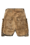 stefan cargo shorts in used-effect cotton denim