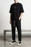 creatch cargo drawstring ripstop cotton pants
