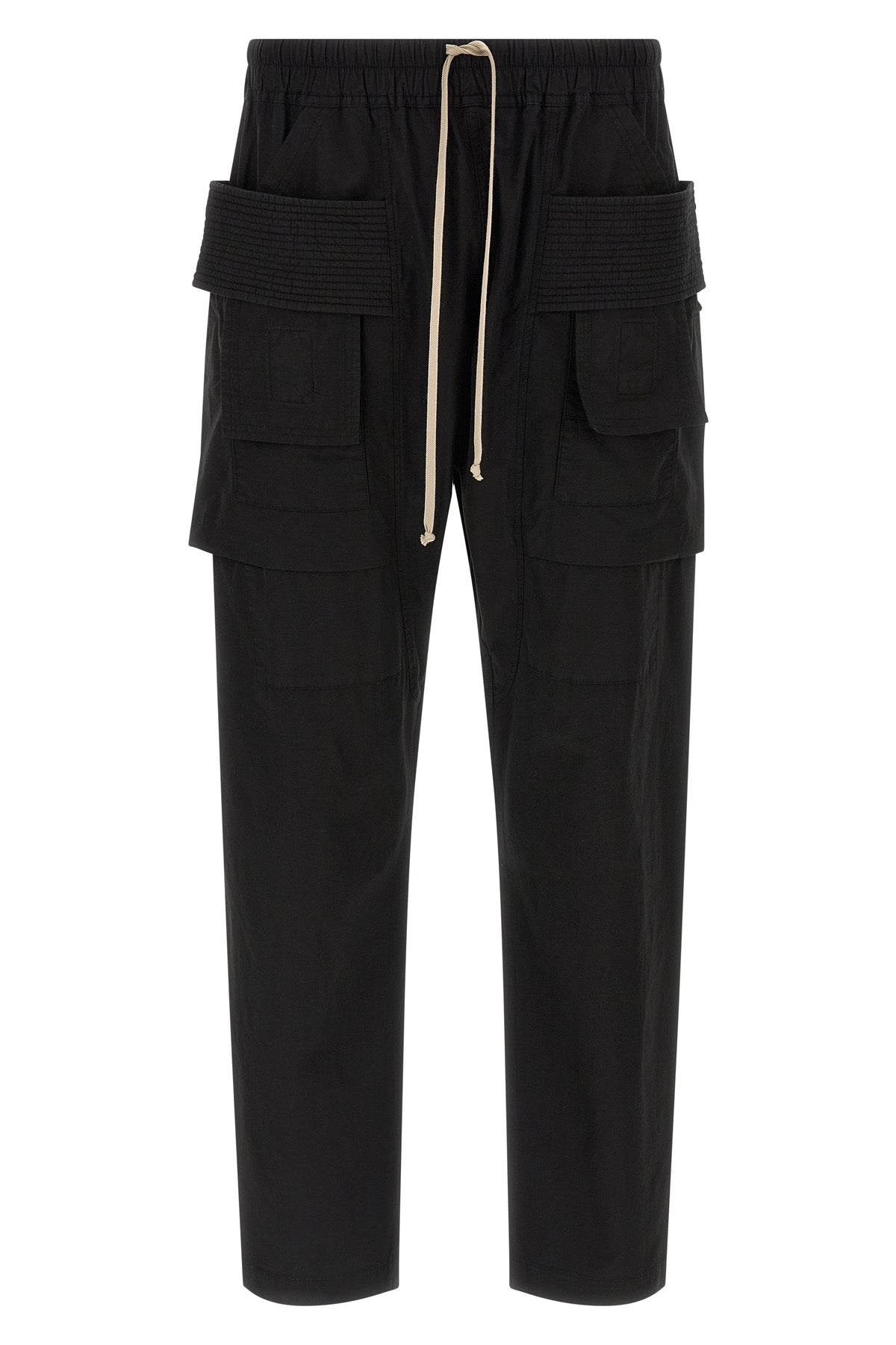 creatch cargo drawstring ripstop cotton pants