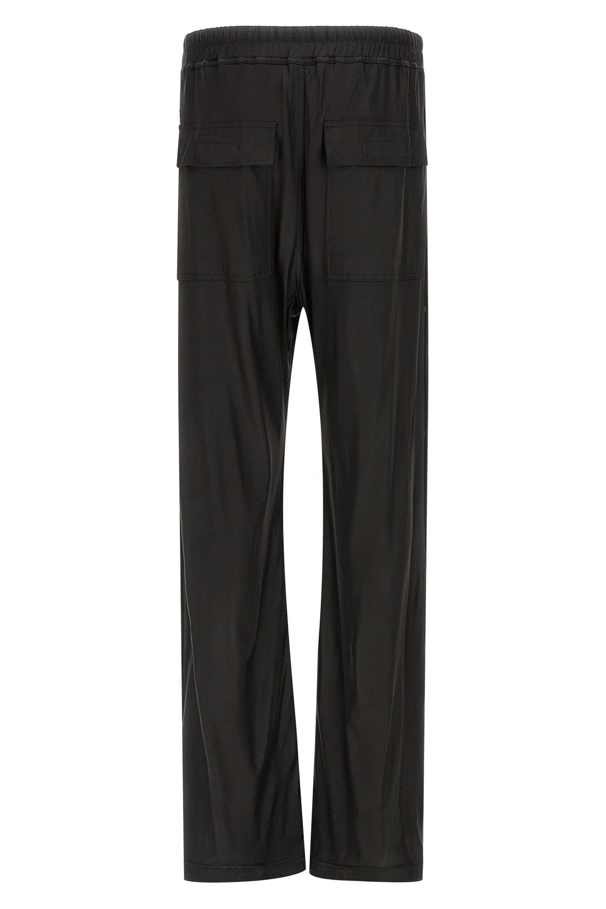 wide pusher trousers in light and fluid acetate jersey