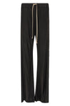 wide pusher trousers in light and fluid acetate jersey