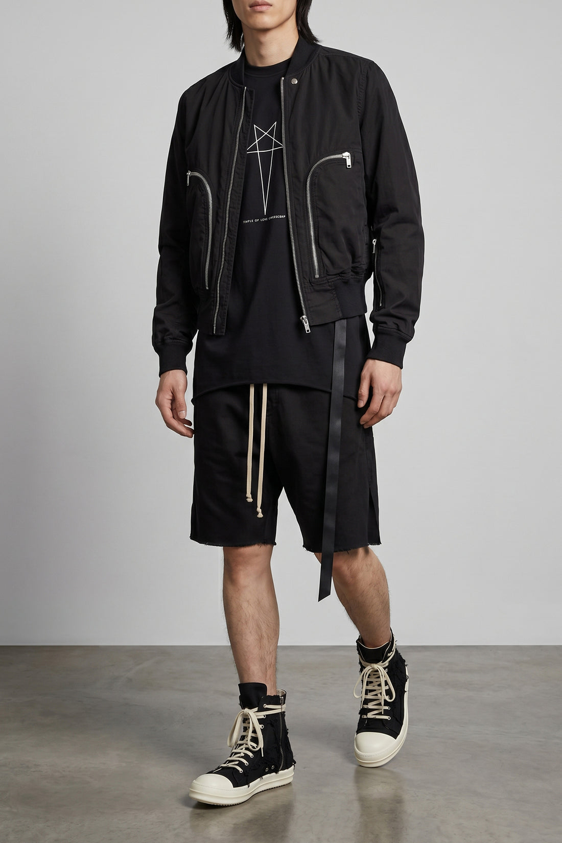 DRKSHDW S bauhaus flight cotton bomber jacket