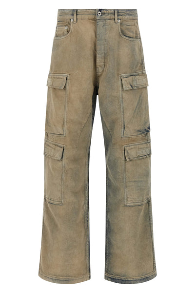 double cargo 13oz japanese selvedge denim jeans treated