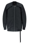 convertible jumbo peter flight padded nylon bomber jacket
