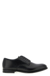 5 fori lace-up shoes in brushed calf leather
